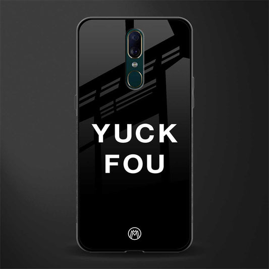 yuck fou glass case for oppo f11 image
