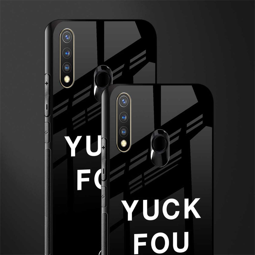 yuck fou glass case for vivo u20 image-2