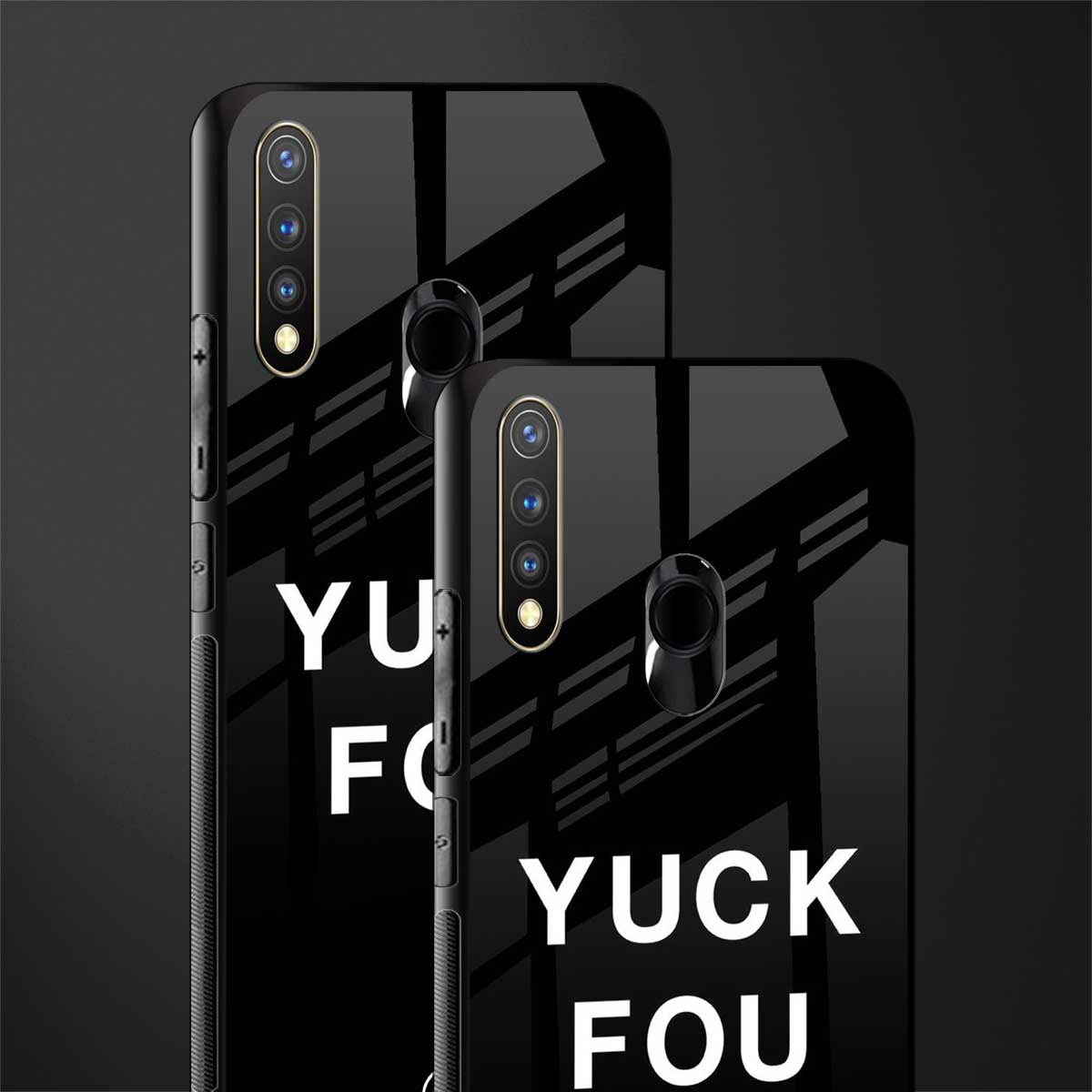 yuck fou glass case for vivo y19 image-2