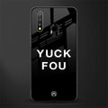 yuck fou glass case for vivo u20 image