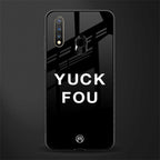 yuck fou glass case for vivo u20 image