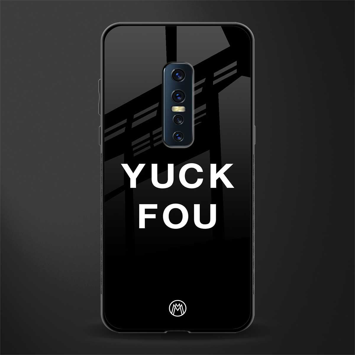 yuck fou glass case for vivo v17 pro image