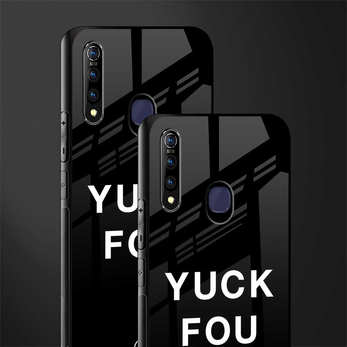 yuck fou glass case for vivo z1 pro image-2