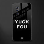 yuck fou glass case for vivo v15 pro image