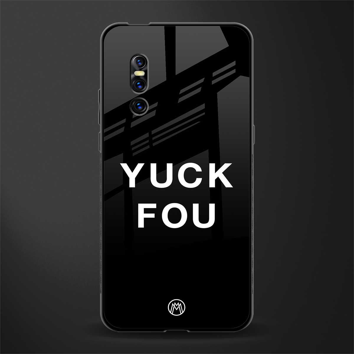 yuck fou glass case for vivo v15 pro image