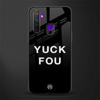 yuck fou glass case for realme 5 image