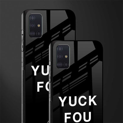 yuck fou glass case for samsung galaxy a71 image-2
