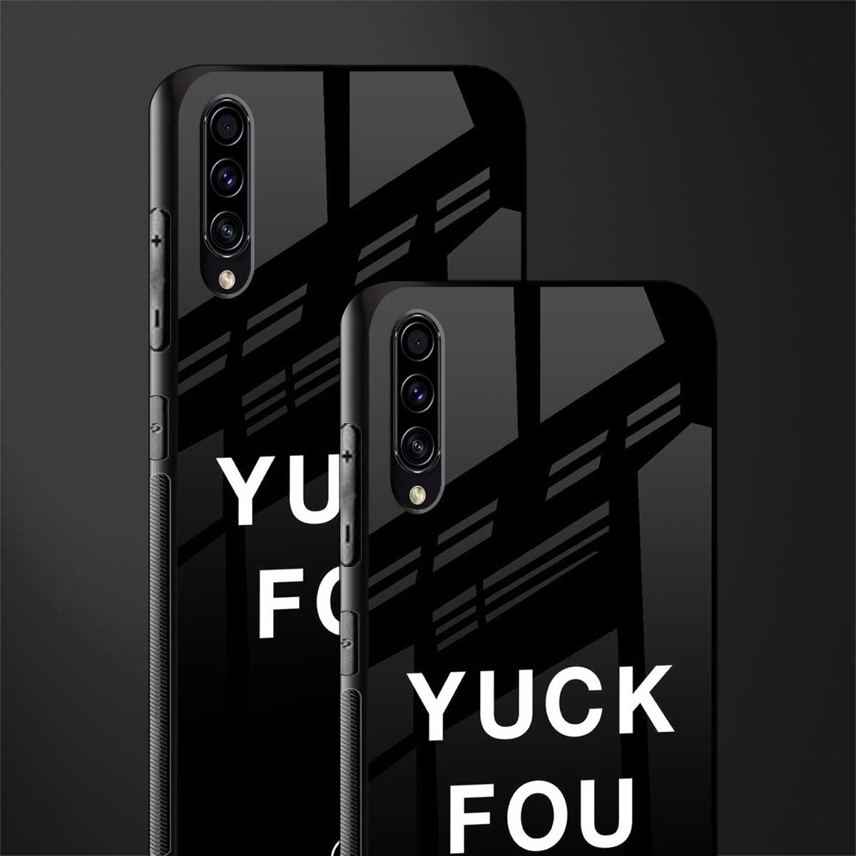 yuck fou glass case for samsung galaxy a30s image-2