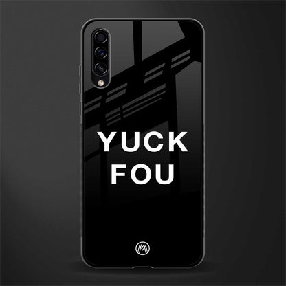 yuck fou glass case for samsung galaxy a30s image