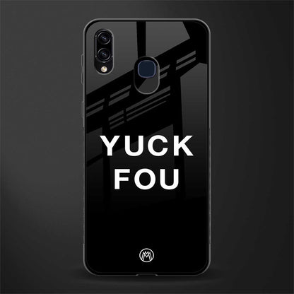 yuck fou glass case for samsung galaxy m10s image