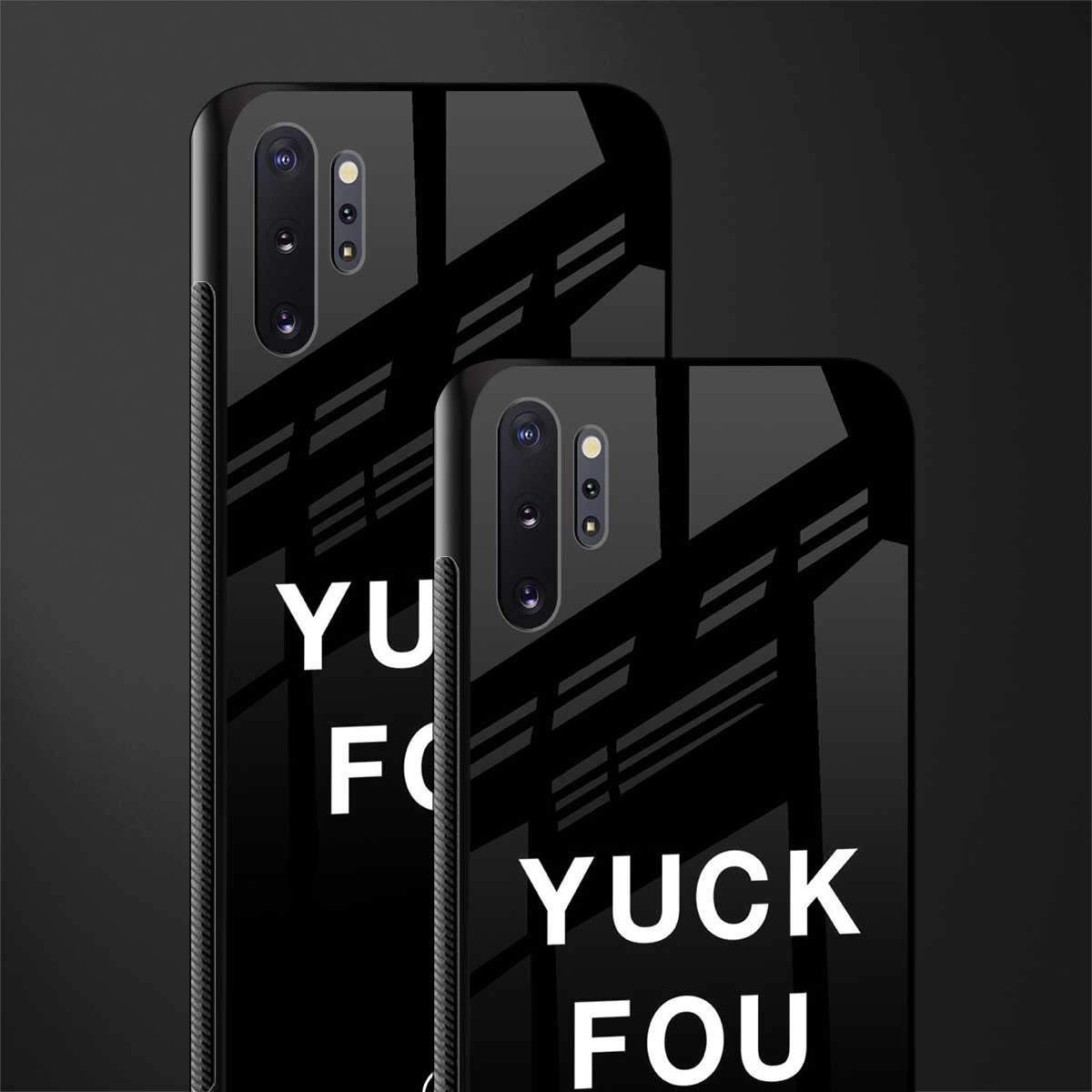 yuck fou glass case for samsung galaxy note 10 plus image-2