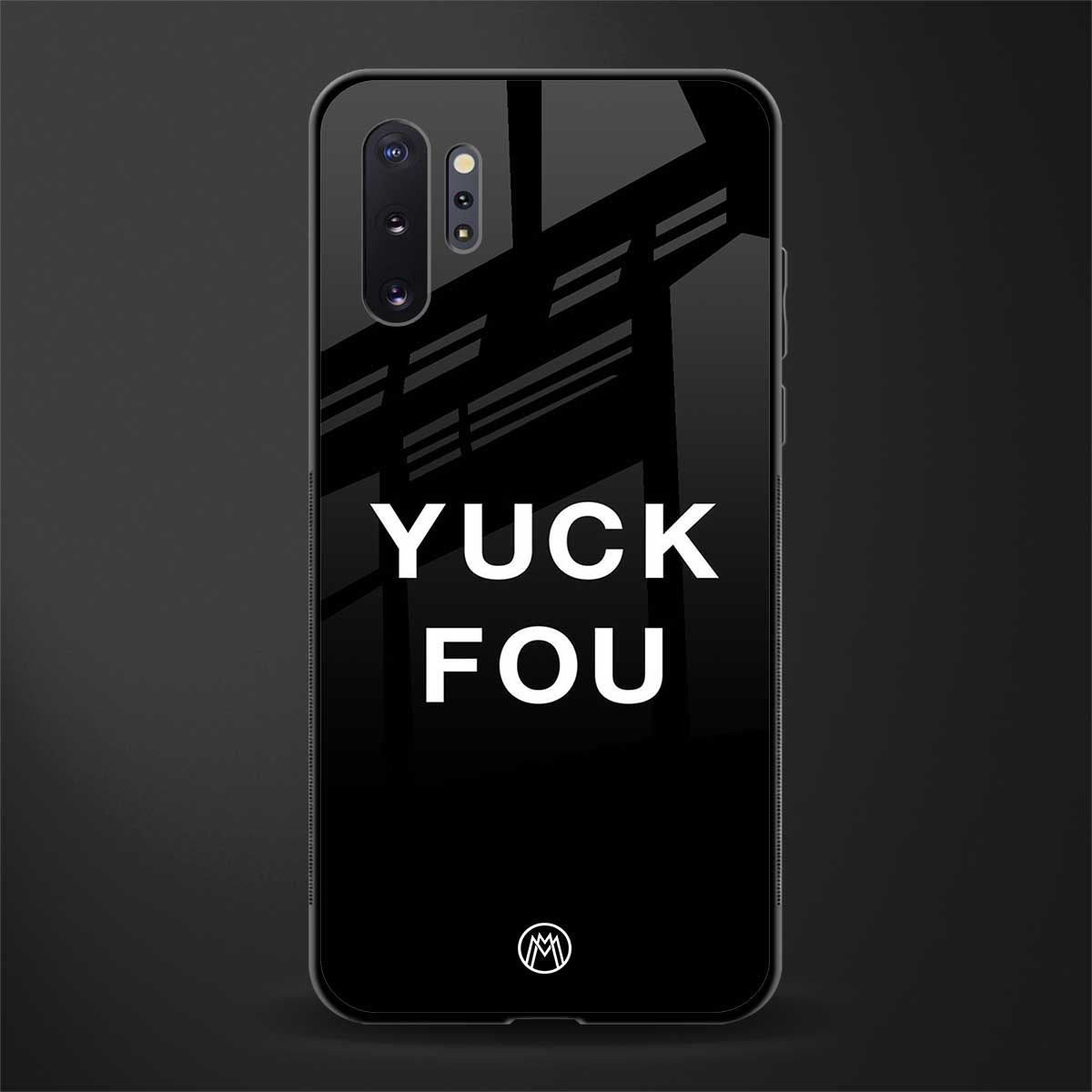 yuck fou glass case for samsung galaxy note 10 plus image