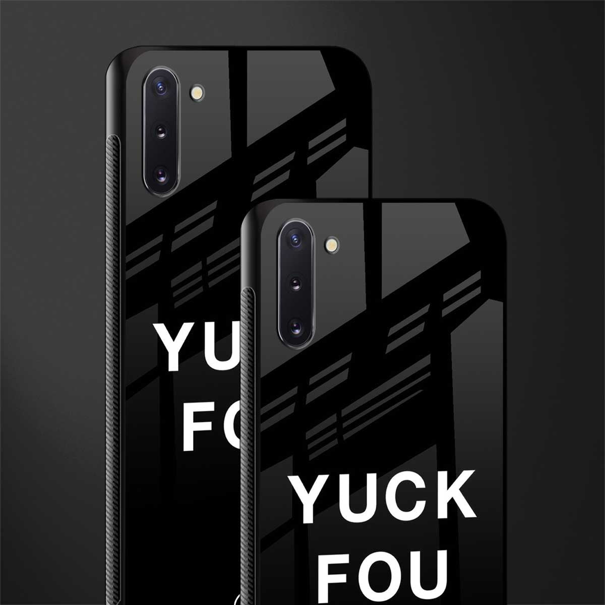 yuck fou glass case for samsung galaxy note 10 image-2