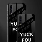 yuck fou glass case for samsung galaxy a70 image-2