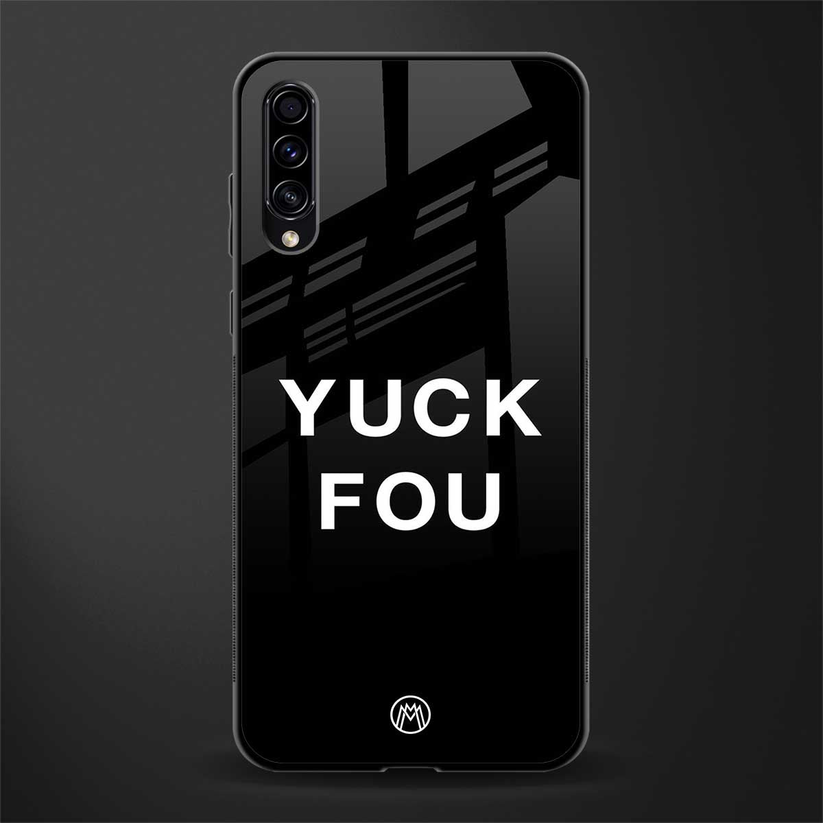 yuck fou glass case for samsung galaxy a70 image