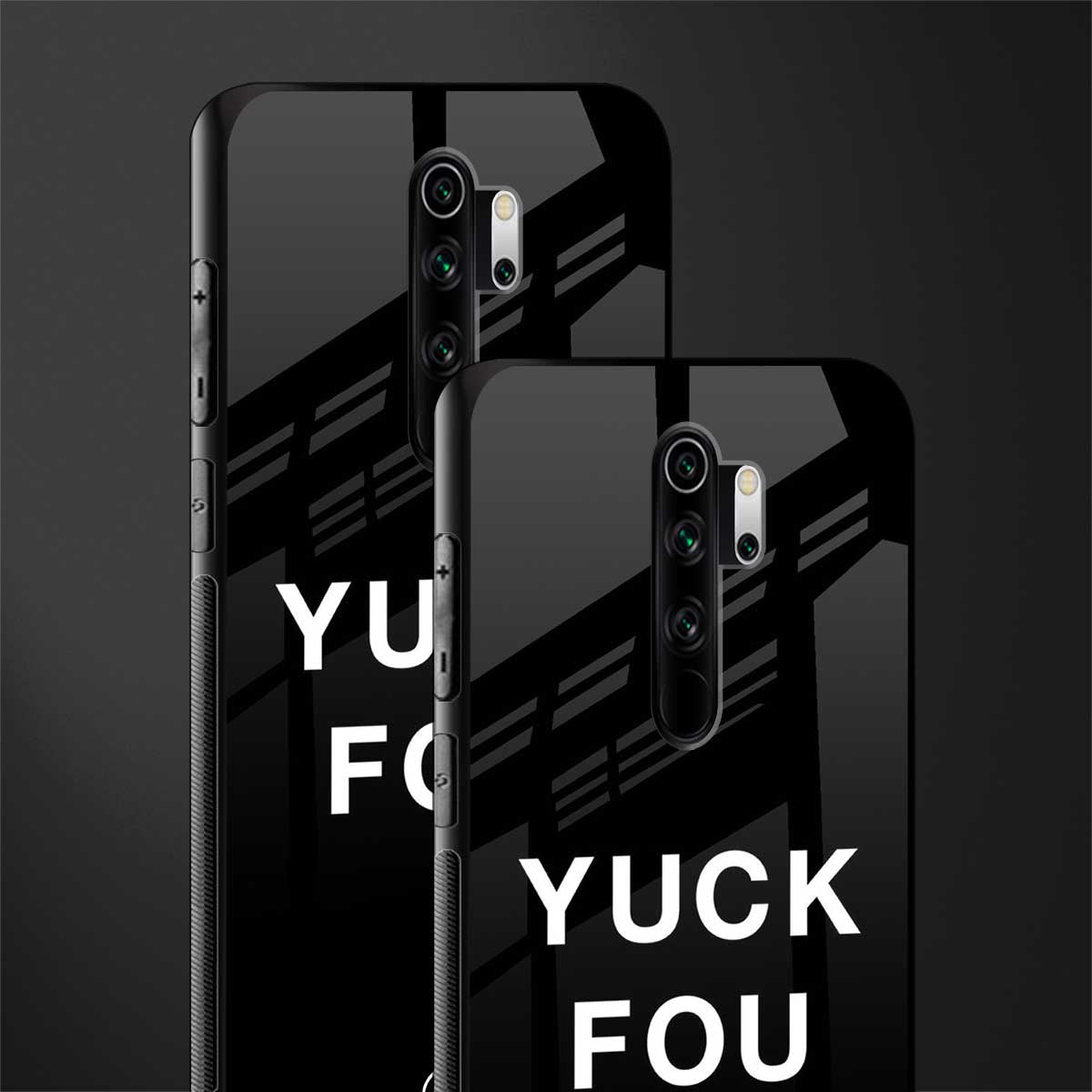 yuck fou glass case for redmi note 8 pro image-2