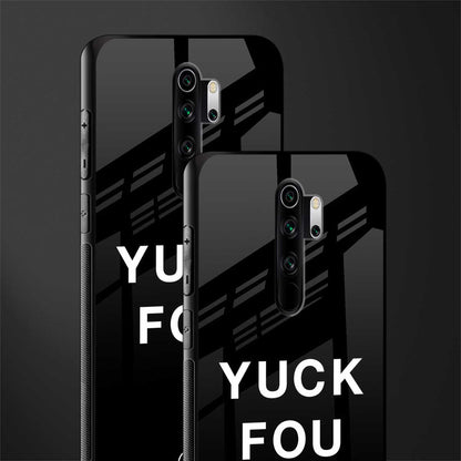 yuck fou glass case for redmi note 8 pro image-2