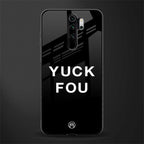 yuck fou glass case for redmi note 8 pro image