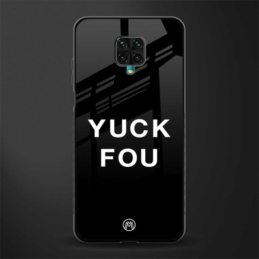 yuck fou glass case for redmi note 9 pro max image
