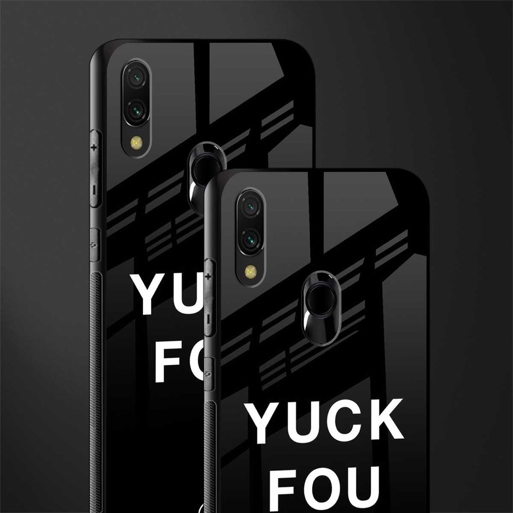 yuck fou glass case for redmi 7redmi y3 image-2