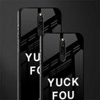 yuck fou glass case for redmi 8 image-2