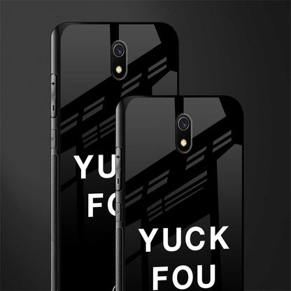 yuck fou glass case for redmi 8a image-2