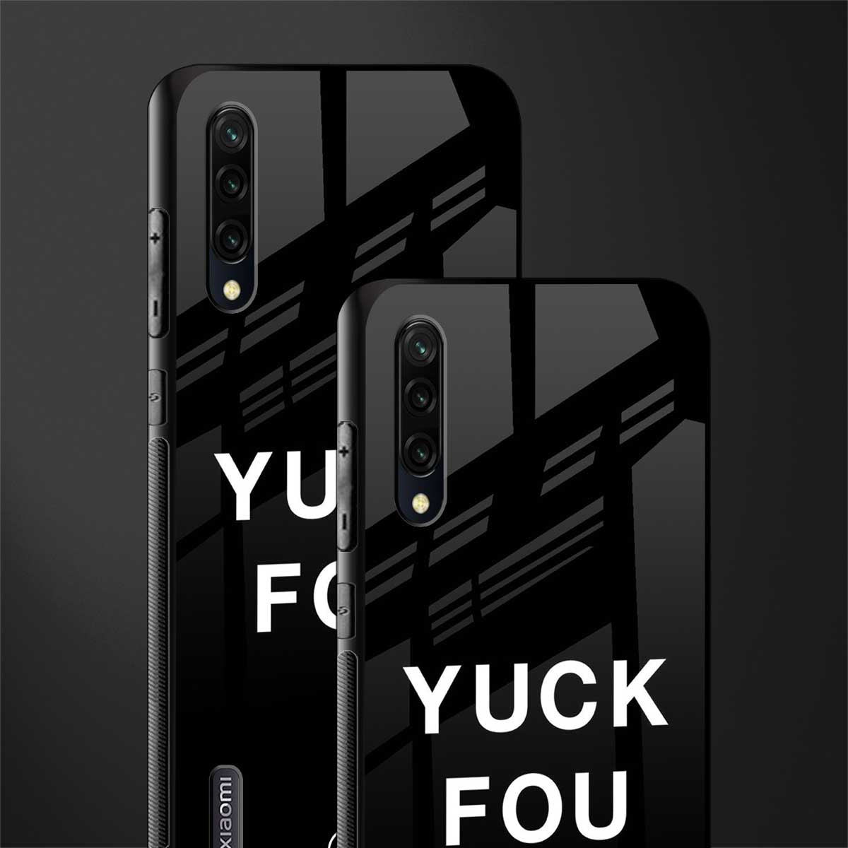 yuck fou glass case for mi a3 redmi a3 image-2