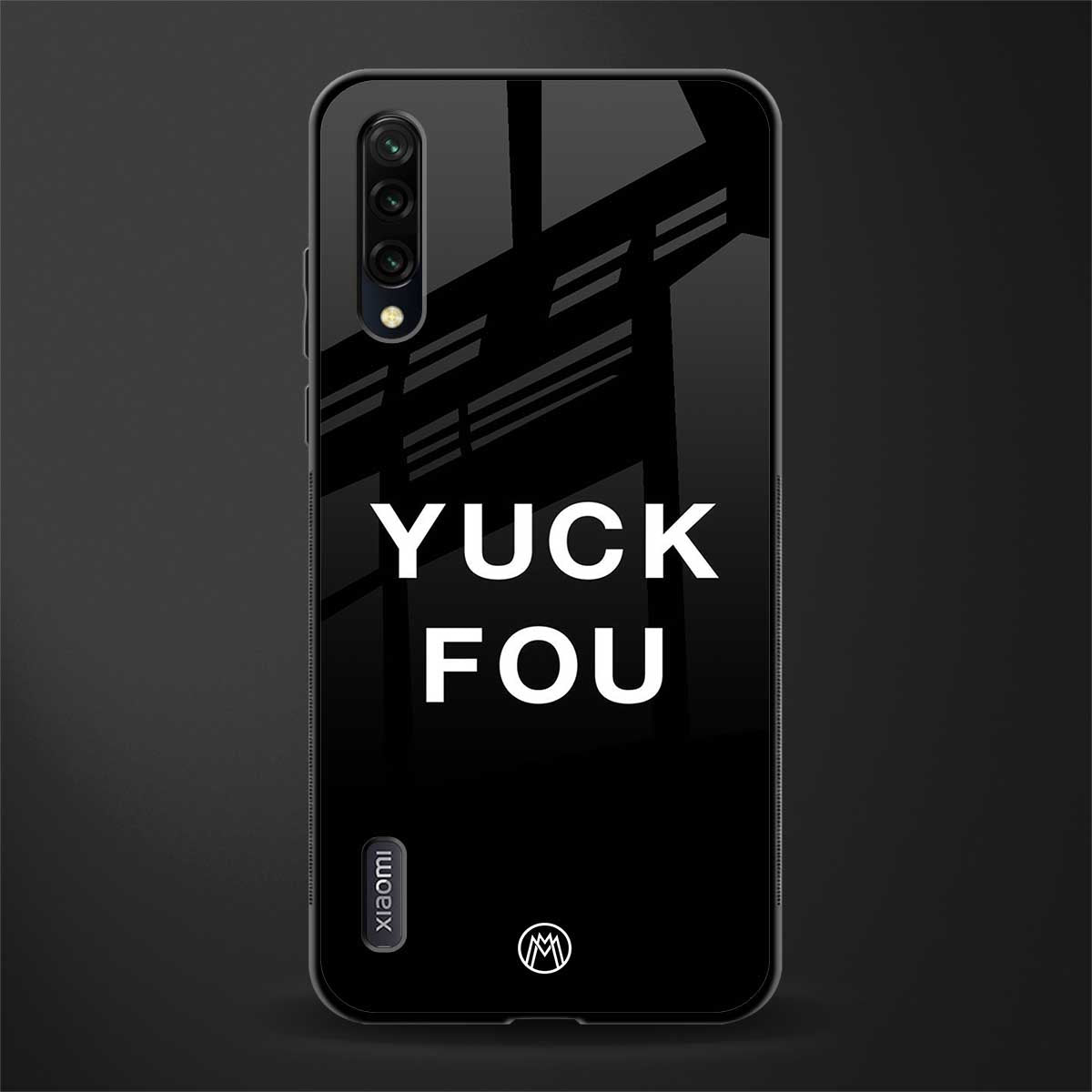 yuck fou glass case for mi a3 redmi a3 image