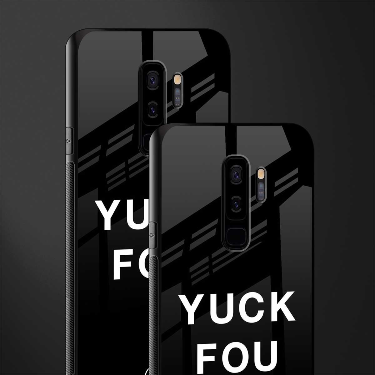 yuck fou glass case for samsung galaxy s9 plus image-2
