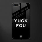 yuck fou glass case for realme c1 image