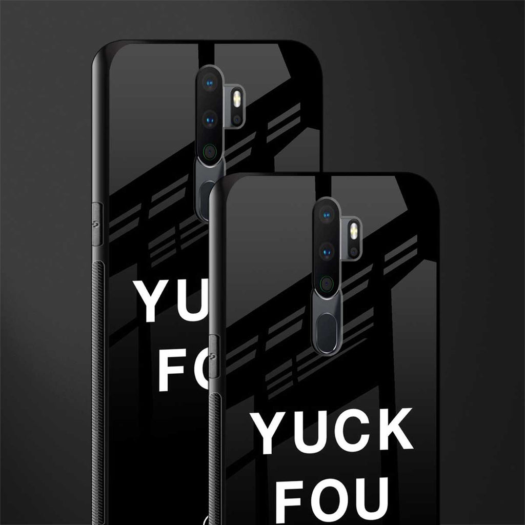yuck fou glass case for oppo a9 2020 image-2