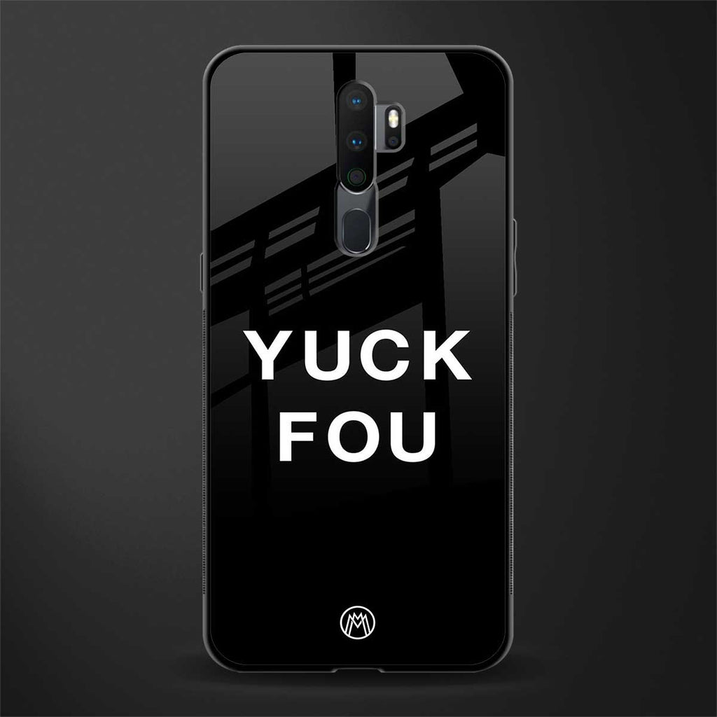 yuck fou glass case for oppo a9 2020 image