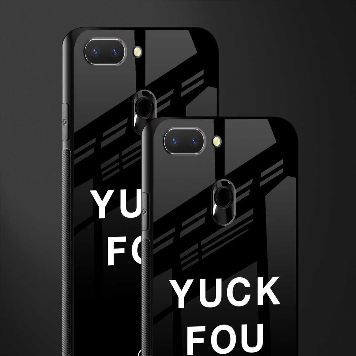 yuck fou glass case for oppo a5 image-2