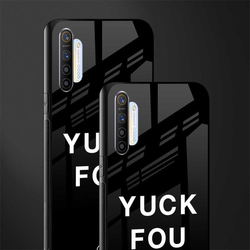 yuck fou glass case for realme x2 image-2