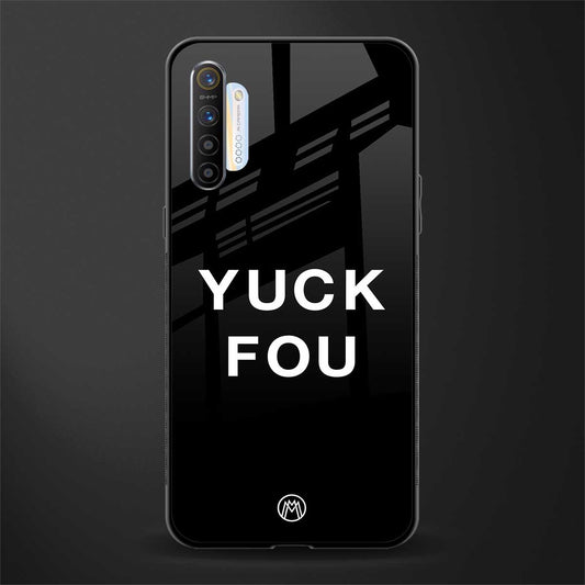 yuck fou glass case for realme x2 image