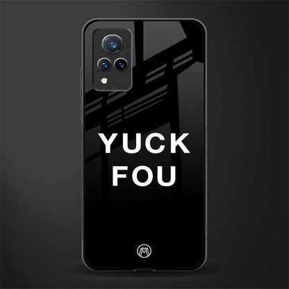 yuck fou glass case for vivo v21 5g image