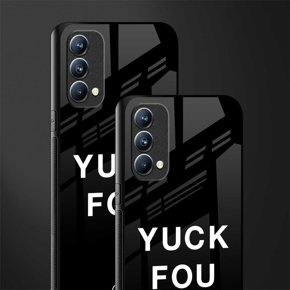 yuck fou glass case for oppo f19s image-2