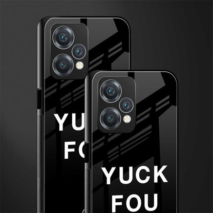 yuck fou back phone cover | glass case for realme 9 pro 5g