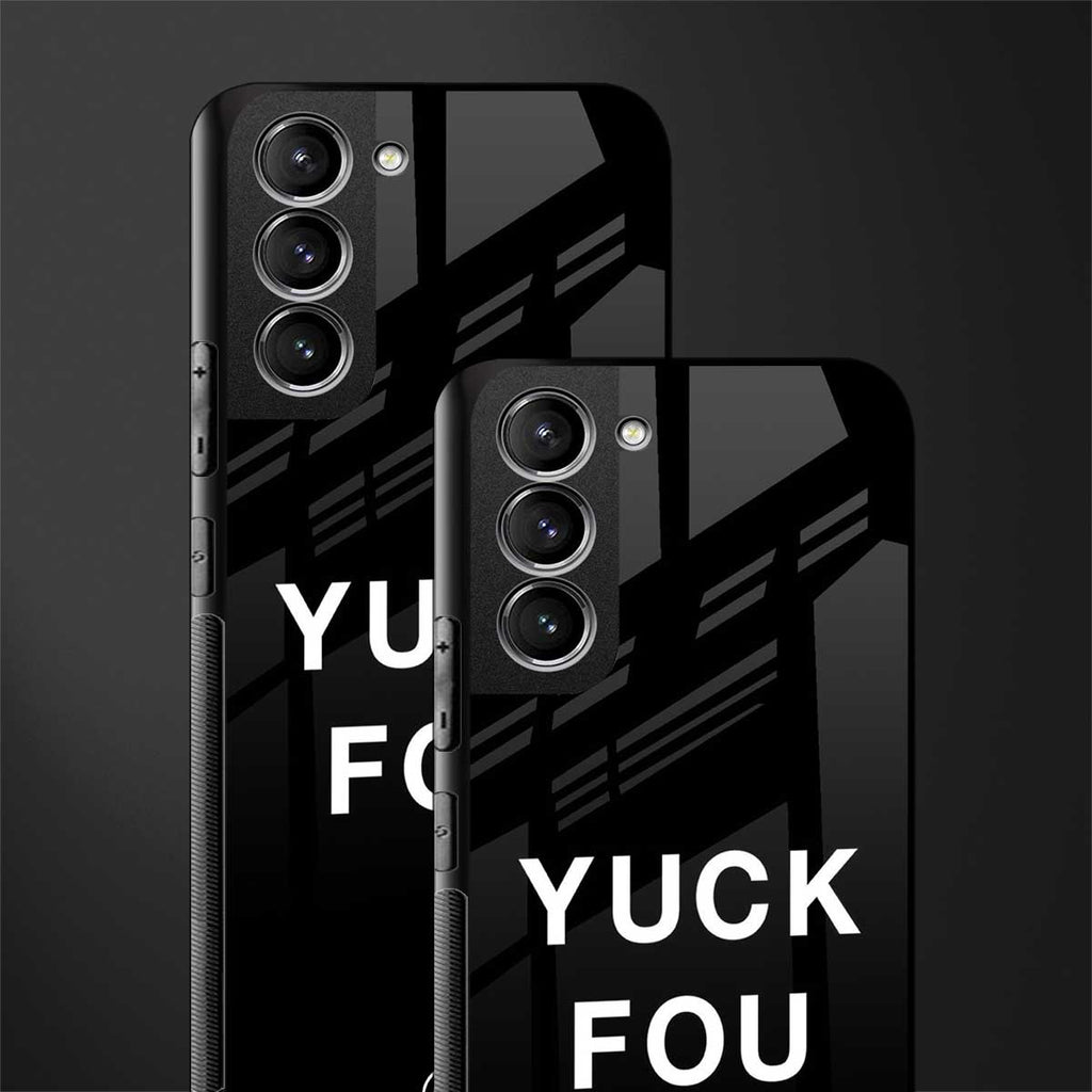 yuck fou glass case for samsung galaxy s21 plus image-2