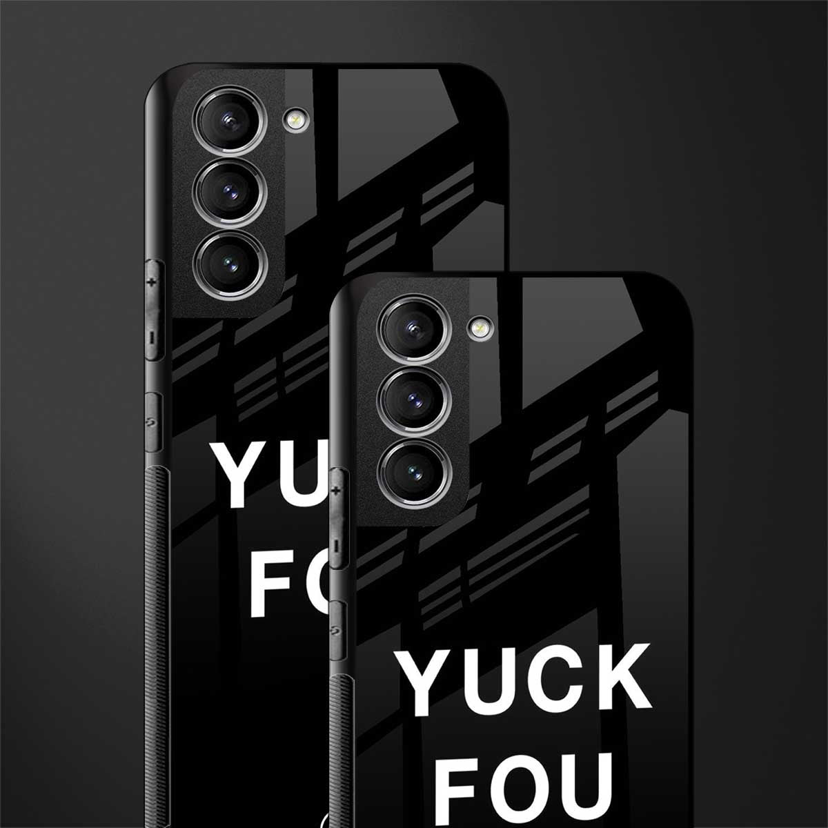 yuck fou glass case for samsung galaxy s21 plus image-2