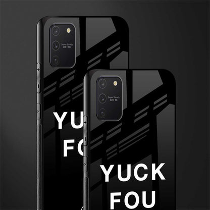 yuck fou glass case for samsung galaxy a91 image-2