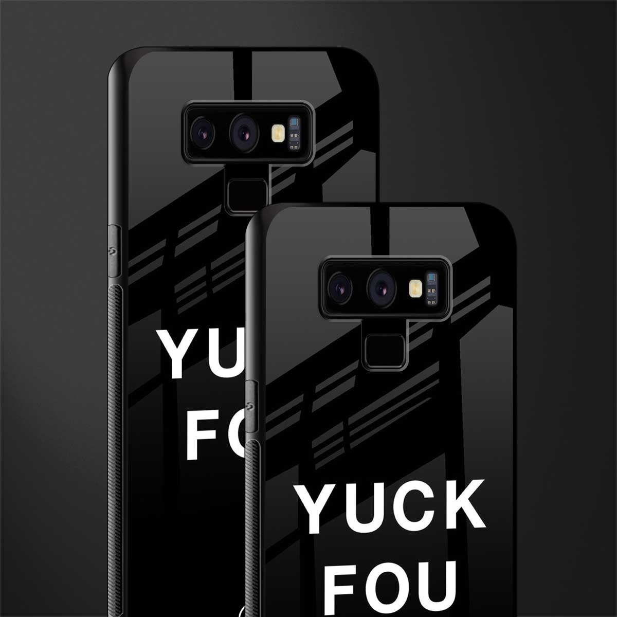 yuck fou glass case for samsung galaxy note 9 image-2