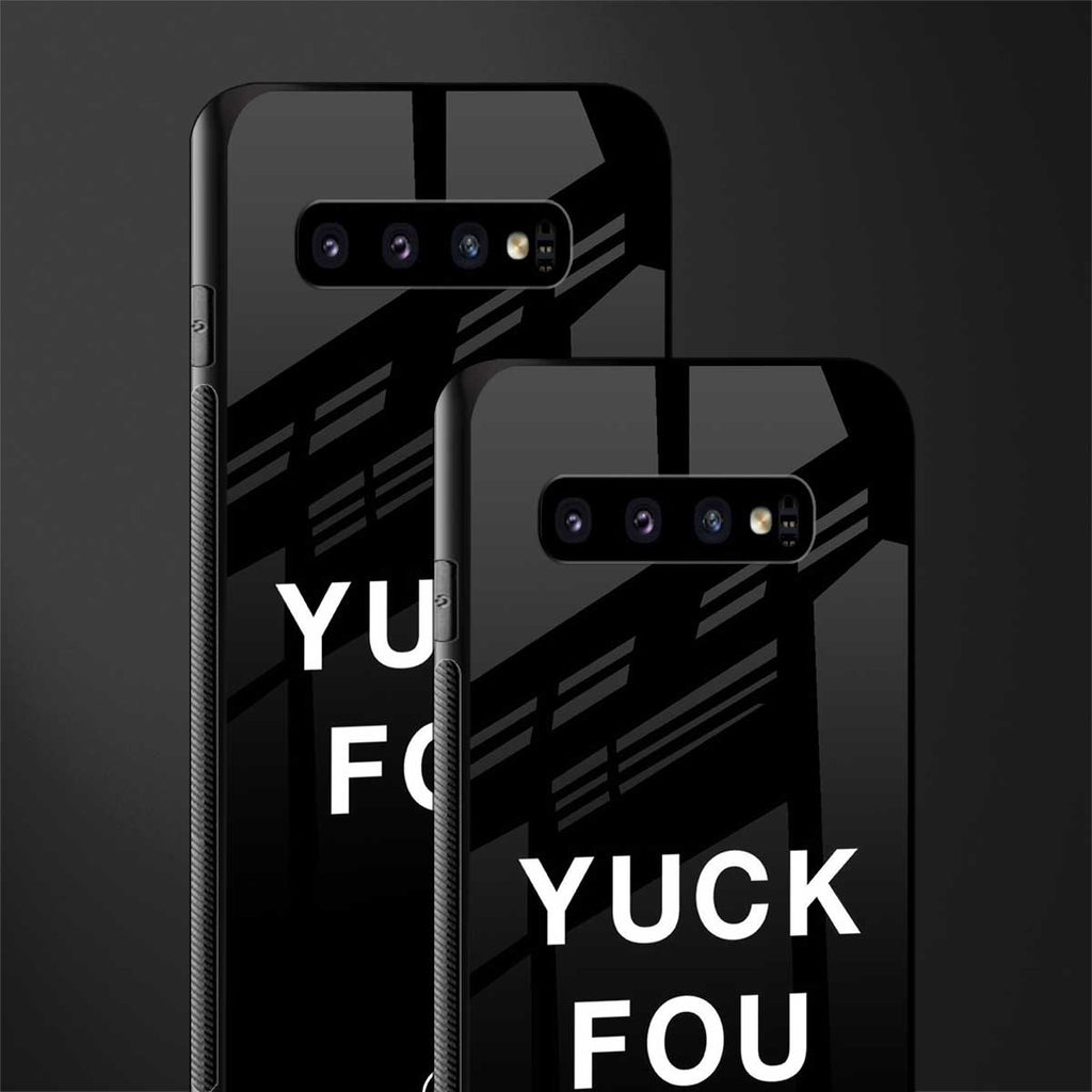 yuck fou glass case for samsung galaxy s10 image-2