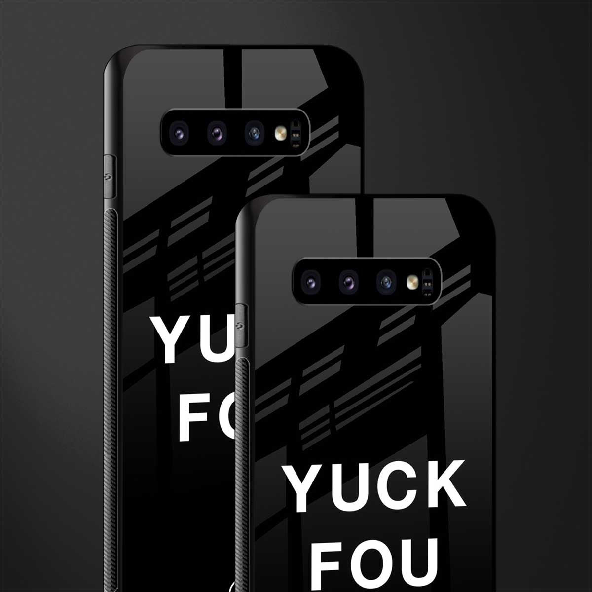 yuck fou glass case for samsung galaxy s10 image-2