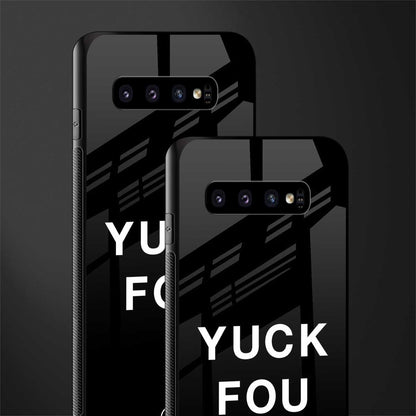 yuck fou glass case for samsung galaxy s10 plus image-2
