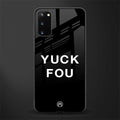 yuck fou glass case for samsung galaxy s20 image