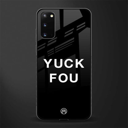 yuck fou glass case for samsung galaxy s20 image