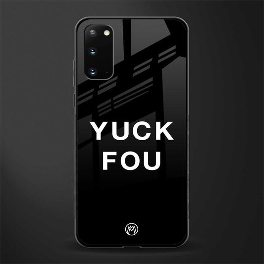yuck fou glass case for samsung galaxy s20 image