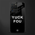 yuck fou glass case for samsung galaxy s20 ultra image