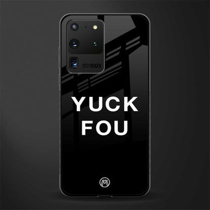 yuck fou glass case for samsung galaxy s20 ultra image